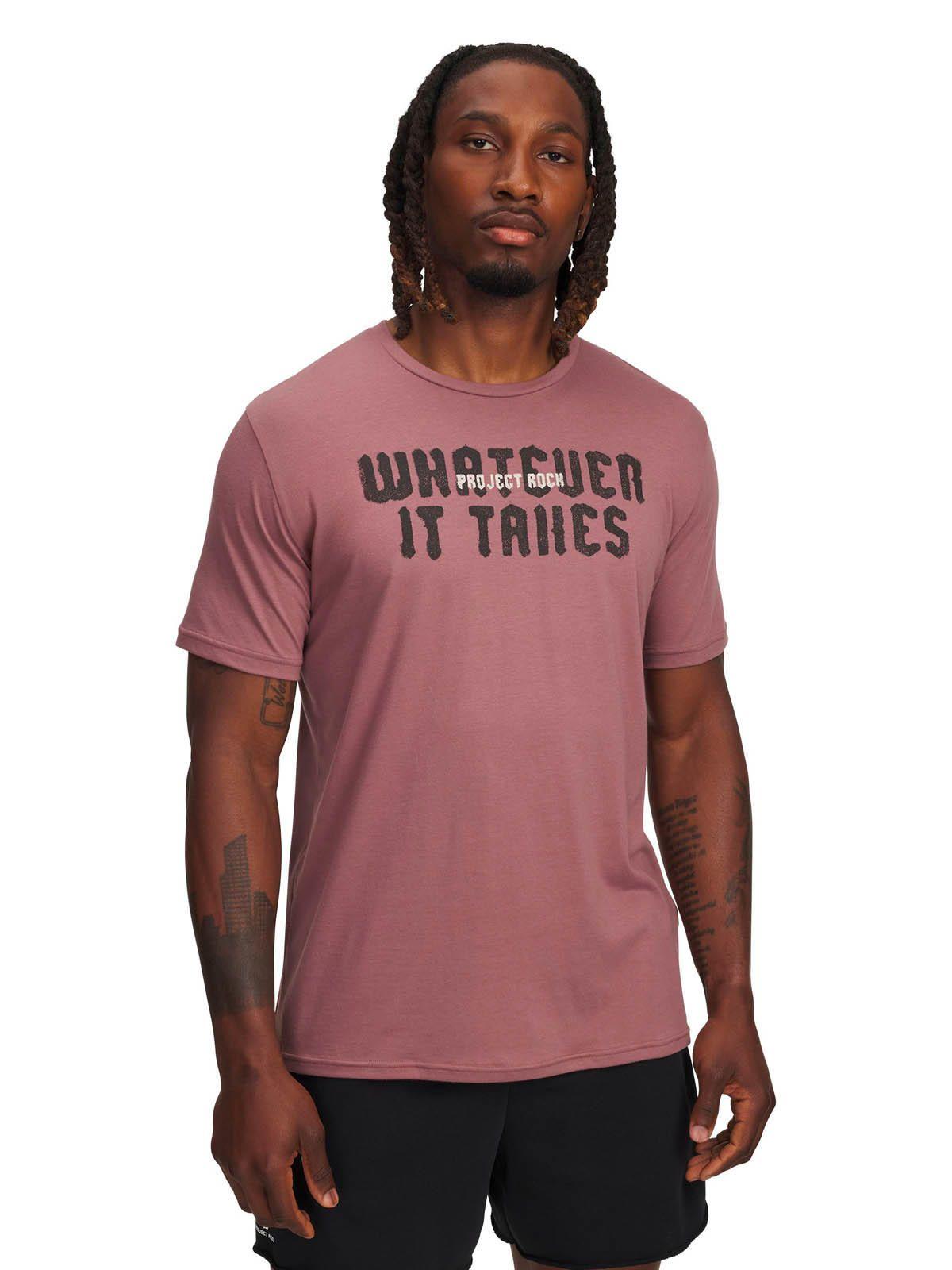 Polera Manga Corta Training para hombre Project Rock café -0