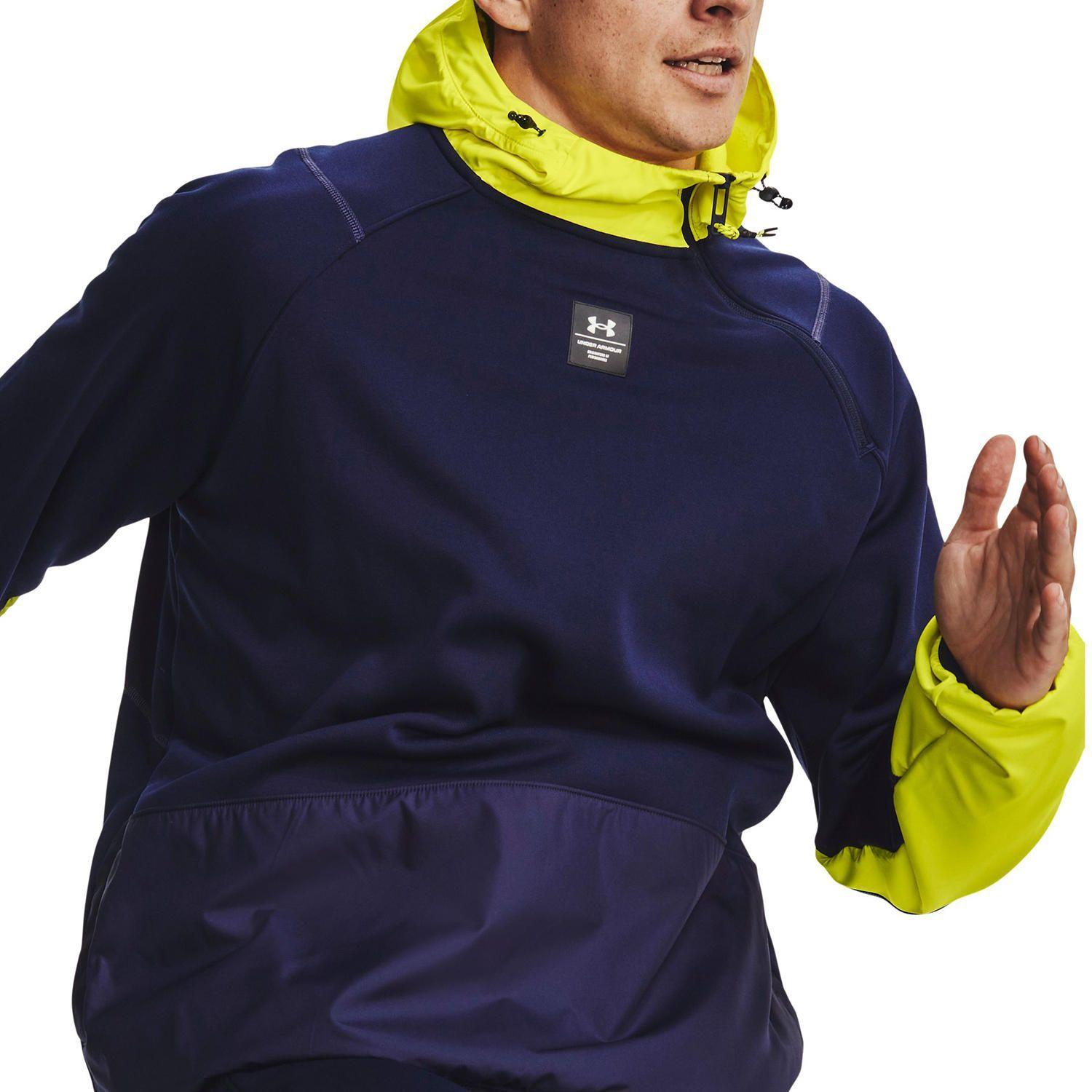 Polerón M/L Trainingrush™ Fleece Azul Hombre-3