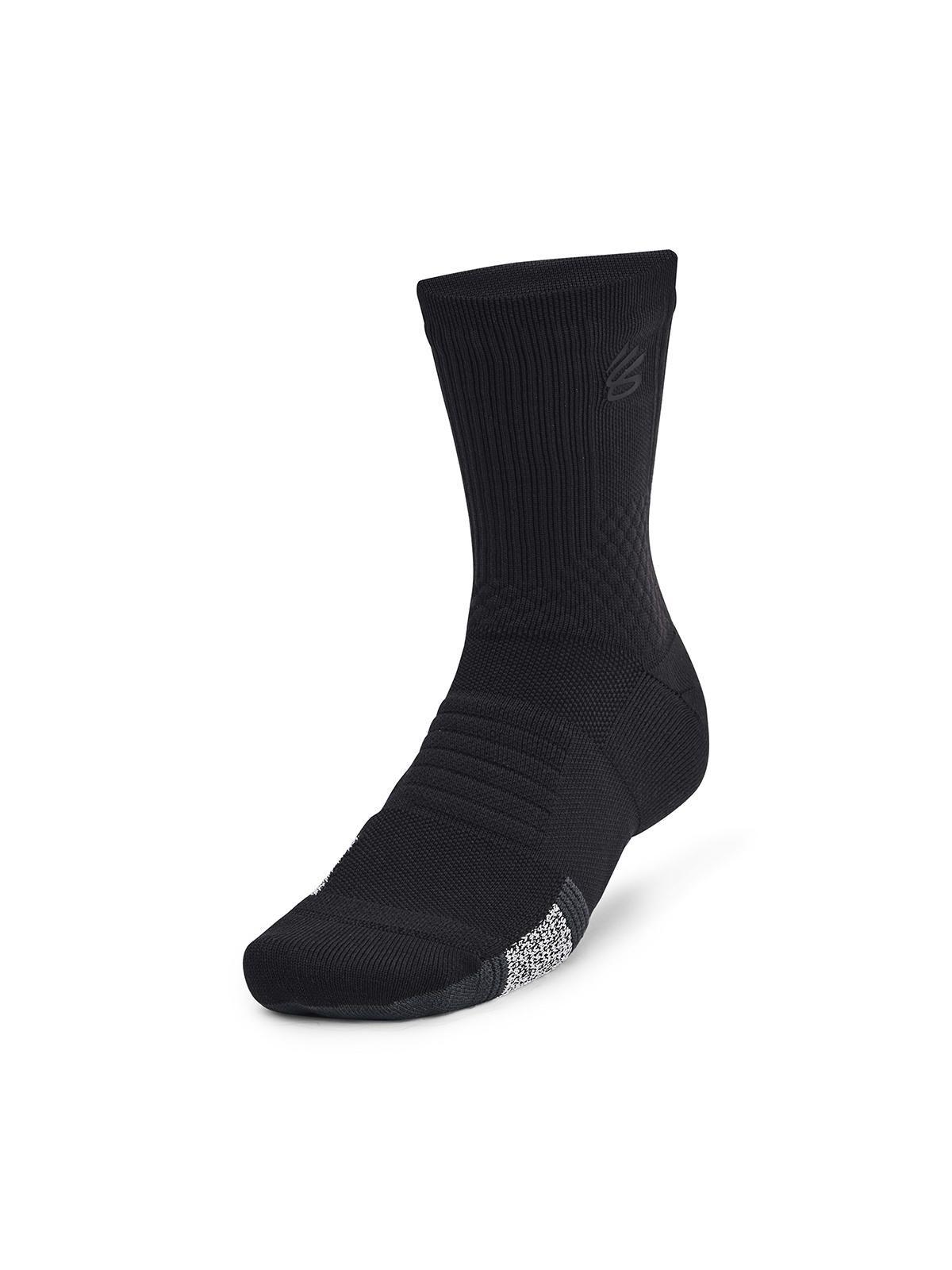 Calcetines mid unsex Curry ArmourDry Negro-0