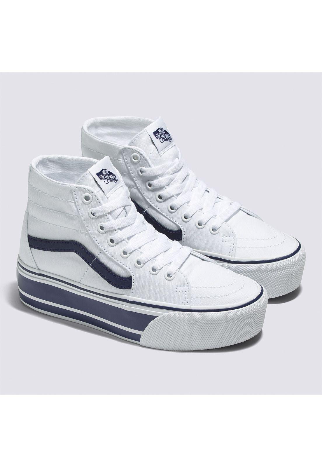 Zapatilla Ua Sk8-Hi Tapered St Blanco Unisex-0