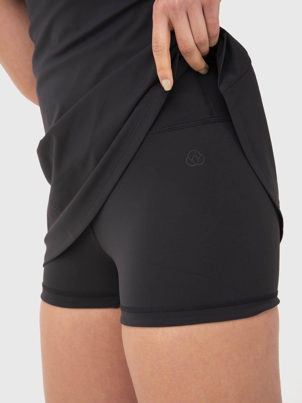 Vestido Mujer Skort Negro-4