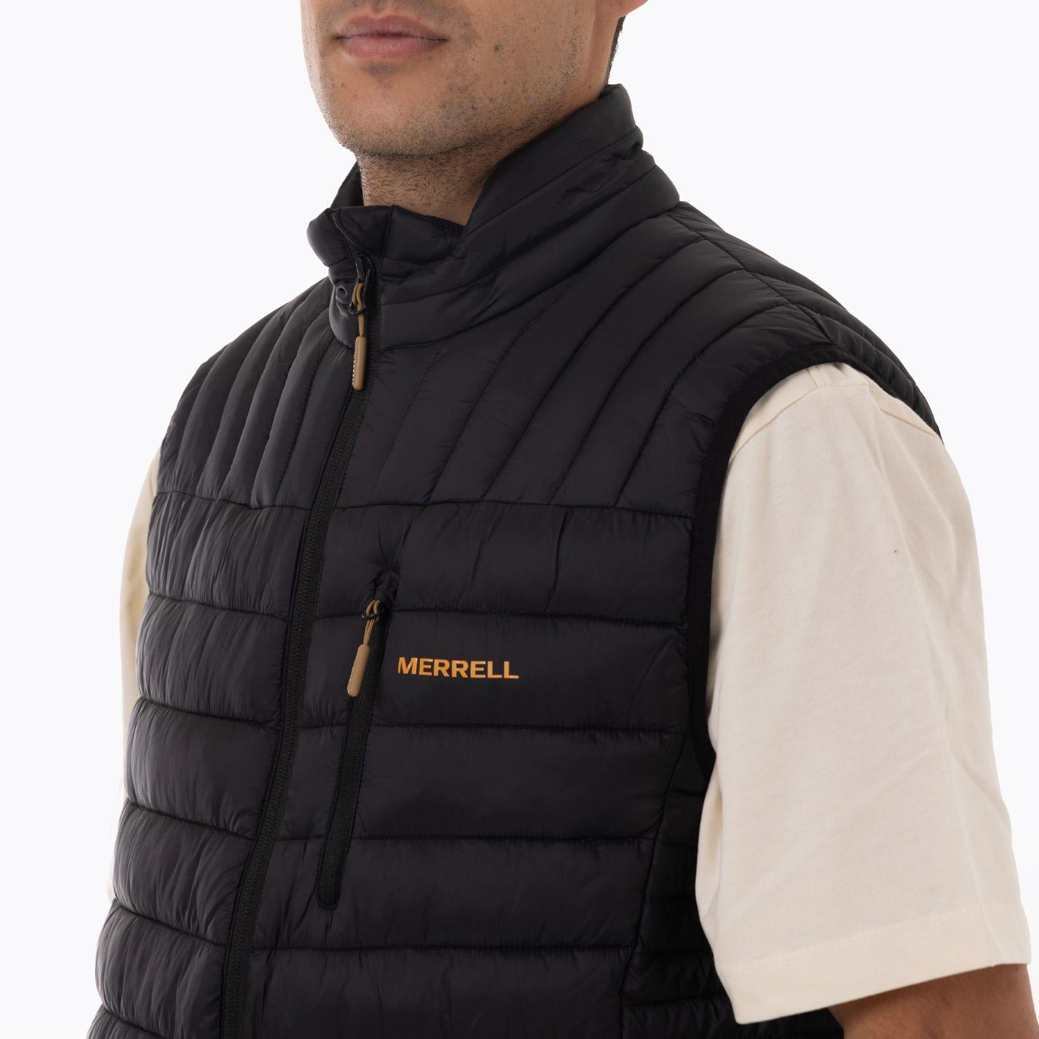 Parka Sin Mangas Hombre Full Zipper Negro-4