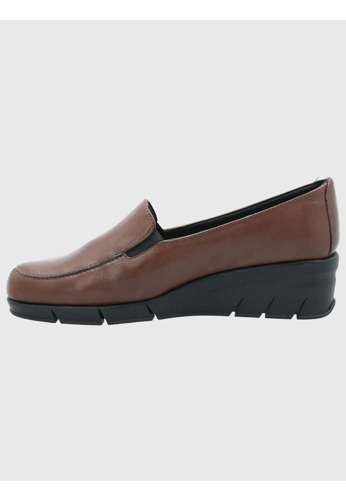 Zapato Cuero Mujer Huge Grant Too Café-5