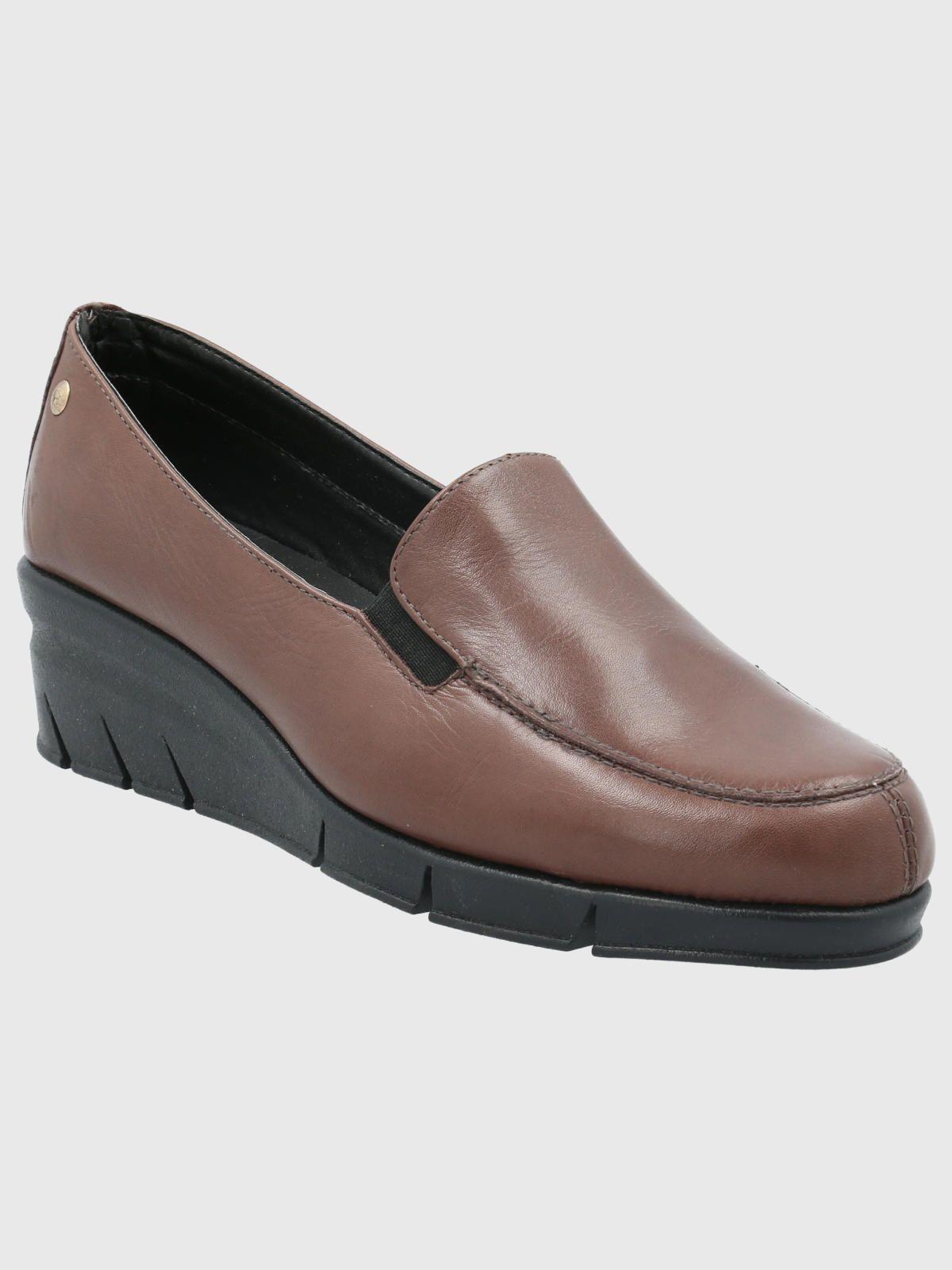Zapato Cuero Mujer Huge Grant Too Café-0