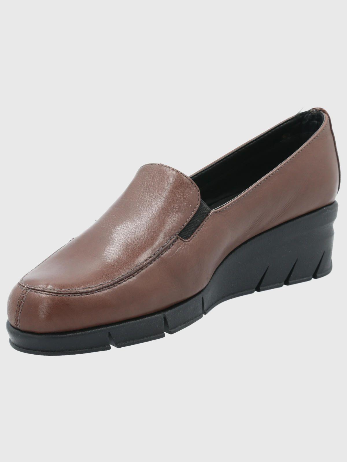Zapato Cuero Mujer Huge Grant Too Café-4