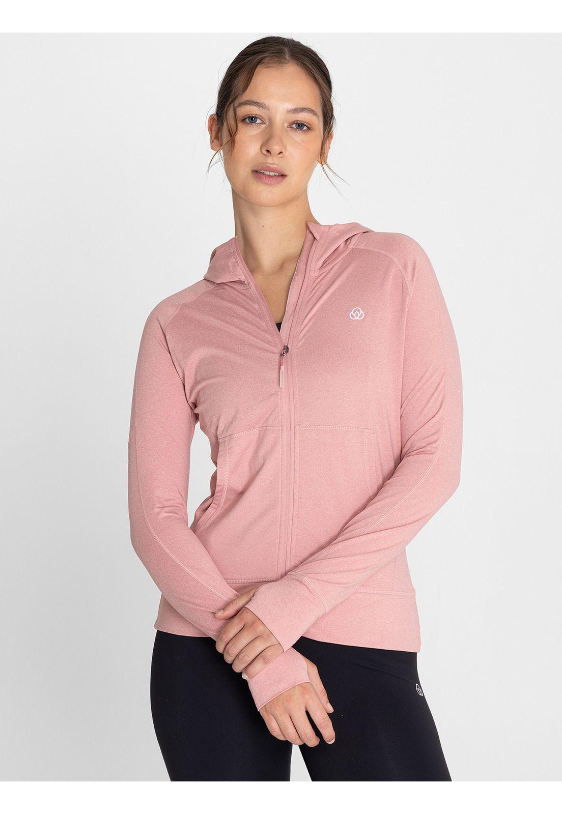 Polerón Mujer F Zip Hoodie Warmer Rosada-0