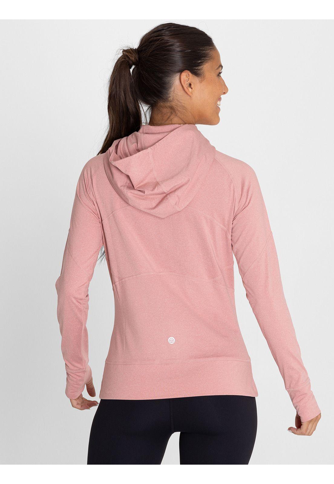Polerón Mujer F Zip Hoodie Warmer Rosada-6
