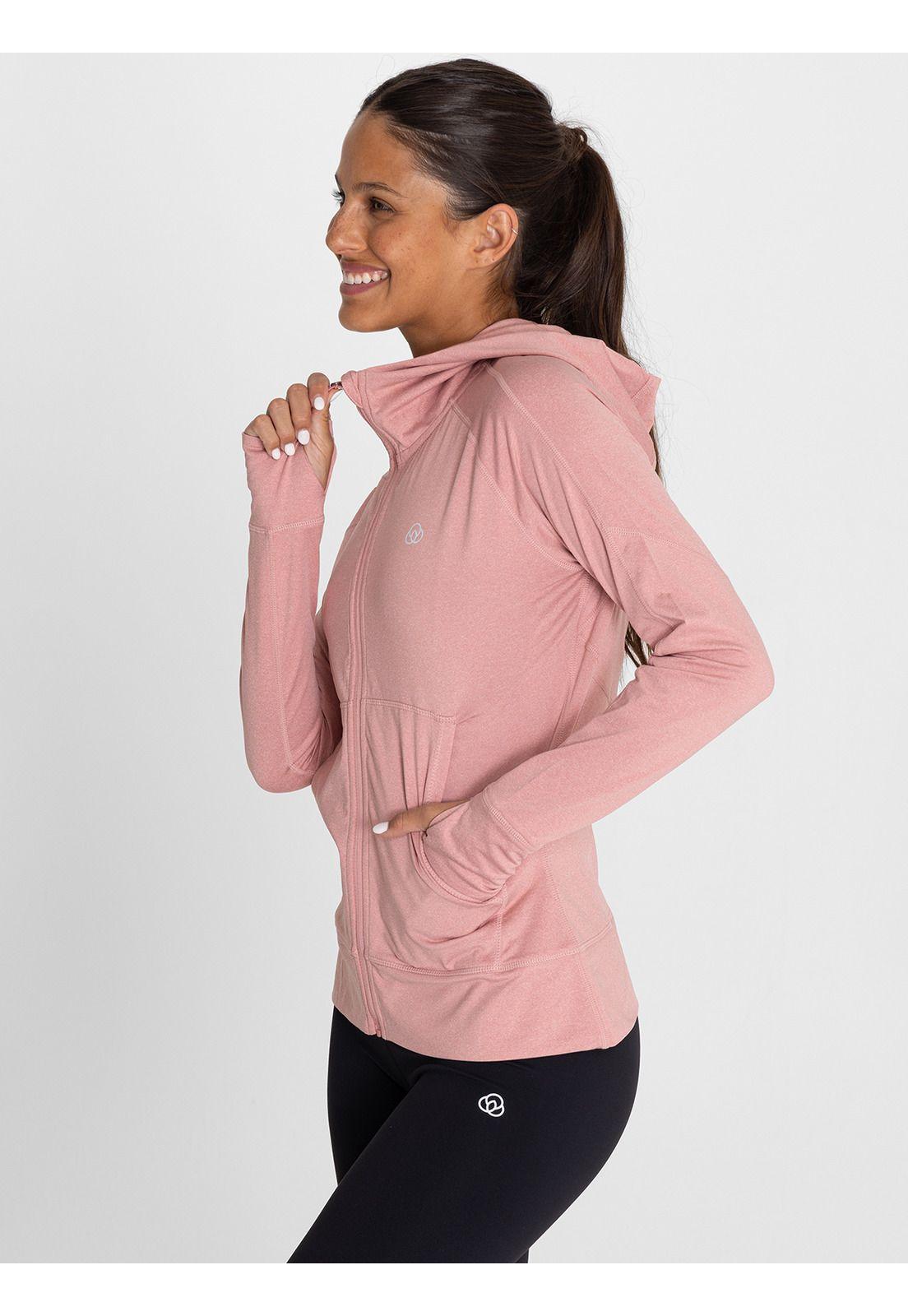 Polerón Mujer F Zip Hoodie Warmer Rosada-7
