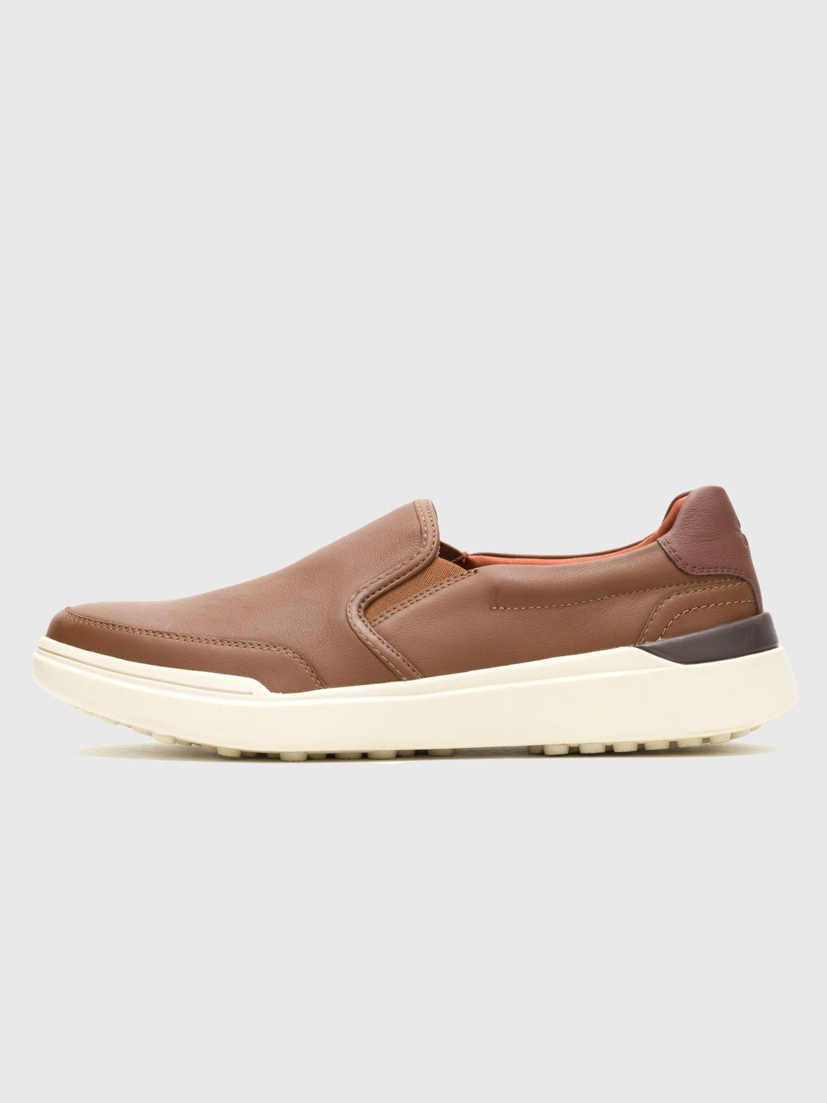 Slip On Cuero Hombre Wes Café-4