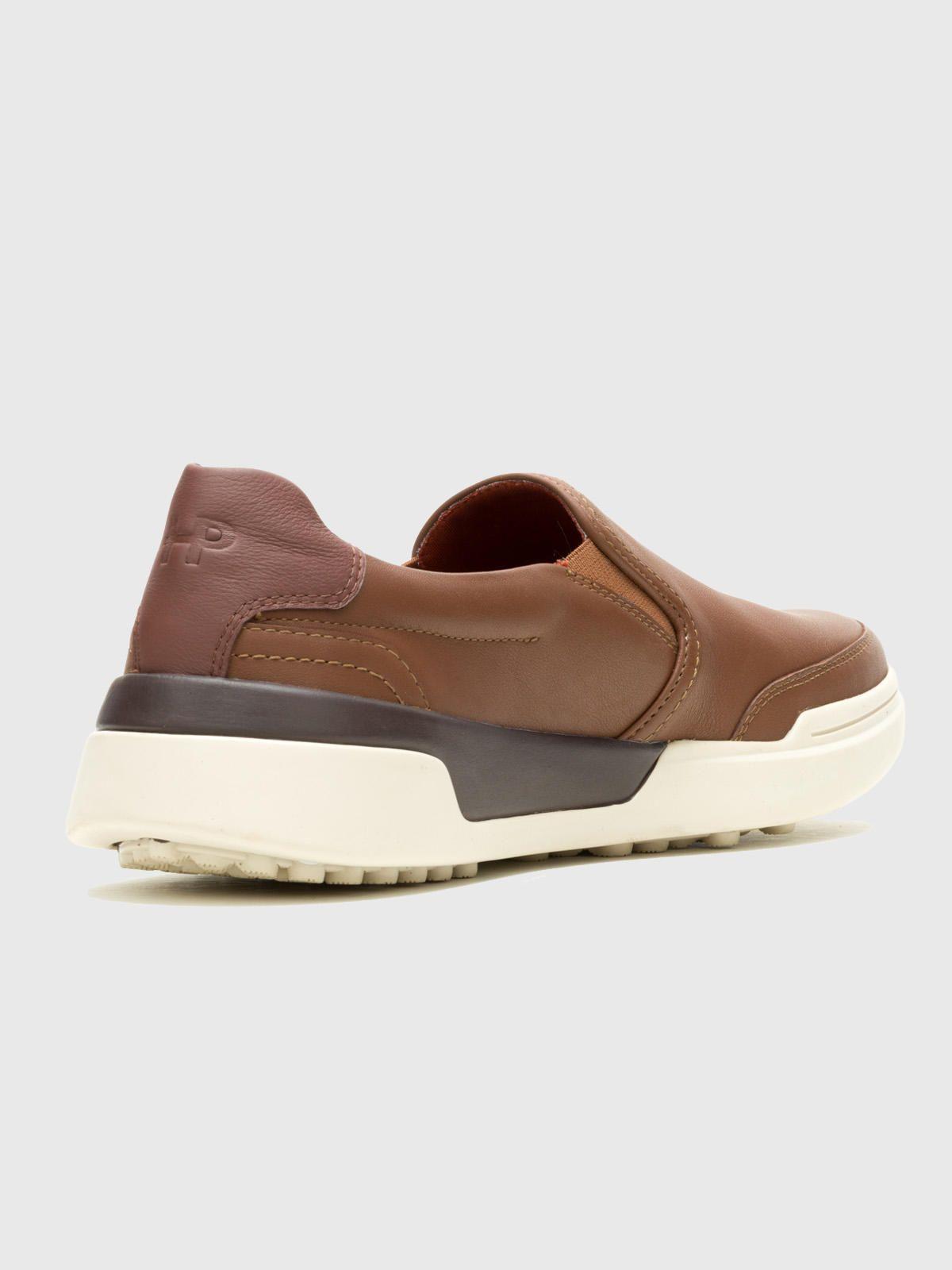 Slip On Cuero Hombre Wes Café-3