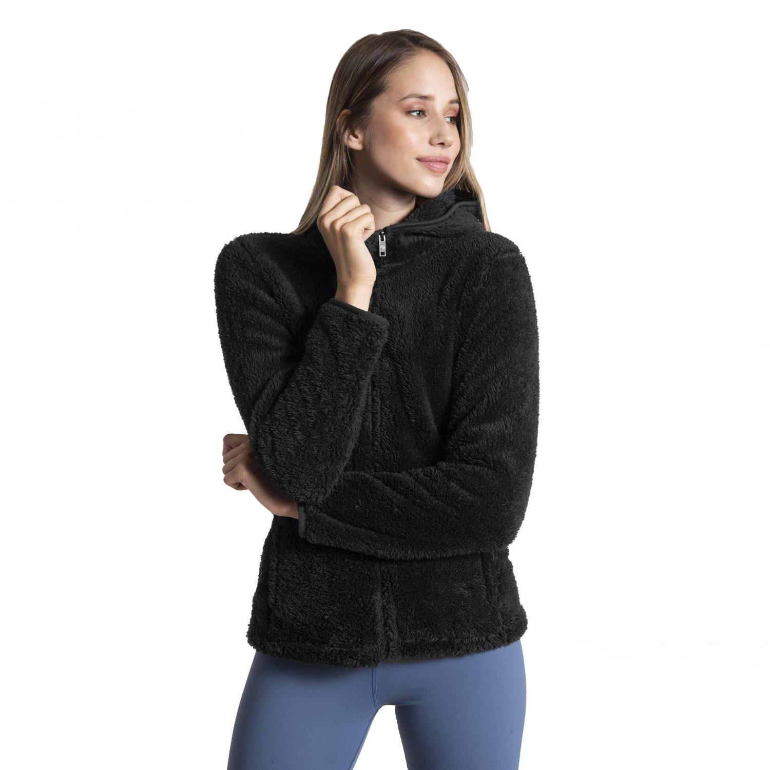 Polar Mujer Shaggy Hood Kali Ii Negro-0