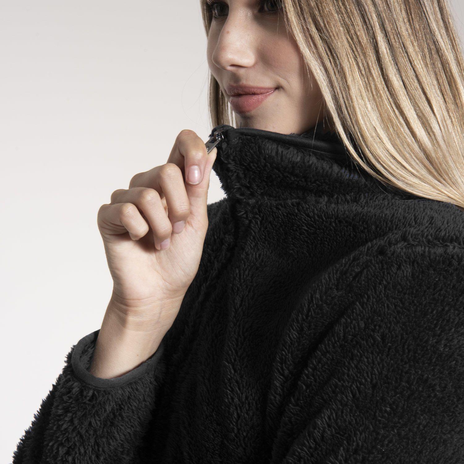 Polar Mujer Shaggy Hood Kali Ii Negro-3