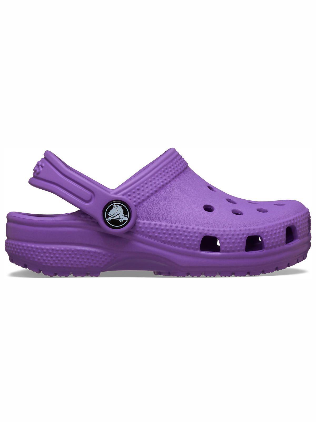 Zueco Niños Pequeños Classic Clog T Morado-0