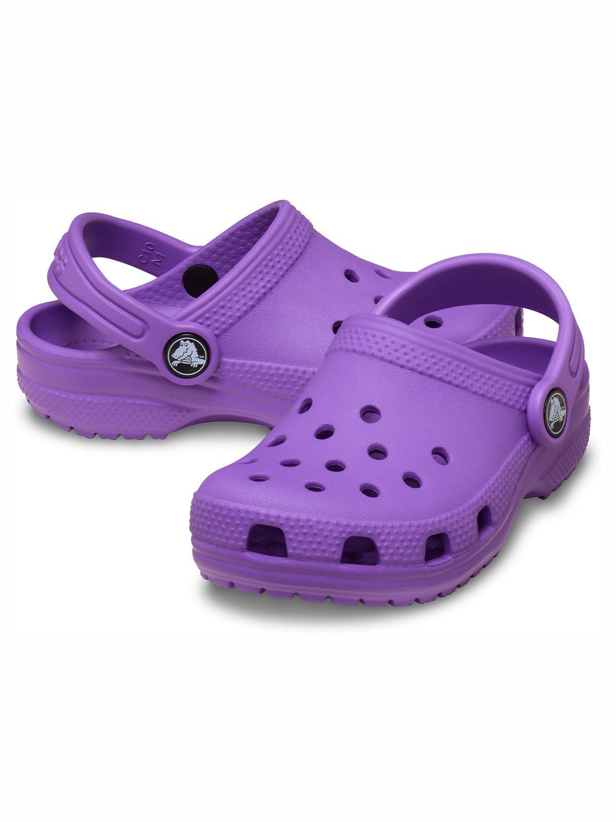 Zueco Niños Pequeños Classic Clog T Morado-1