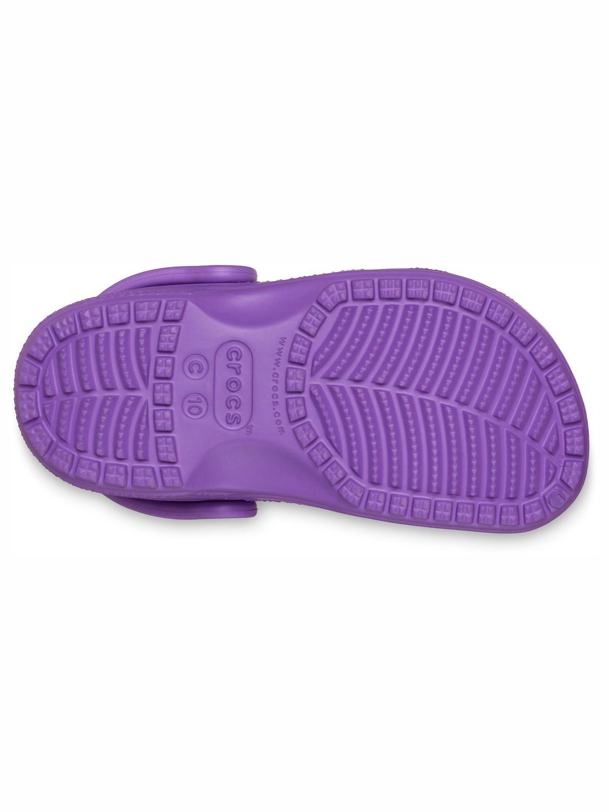 Zueco Niños Pequeños Classic Clog T Morado-4