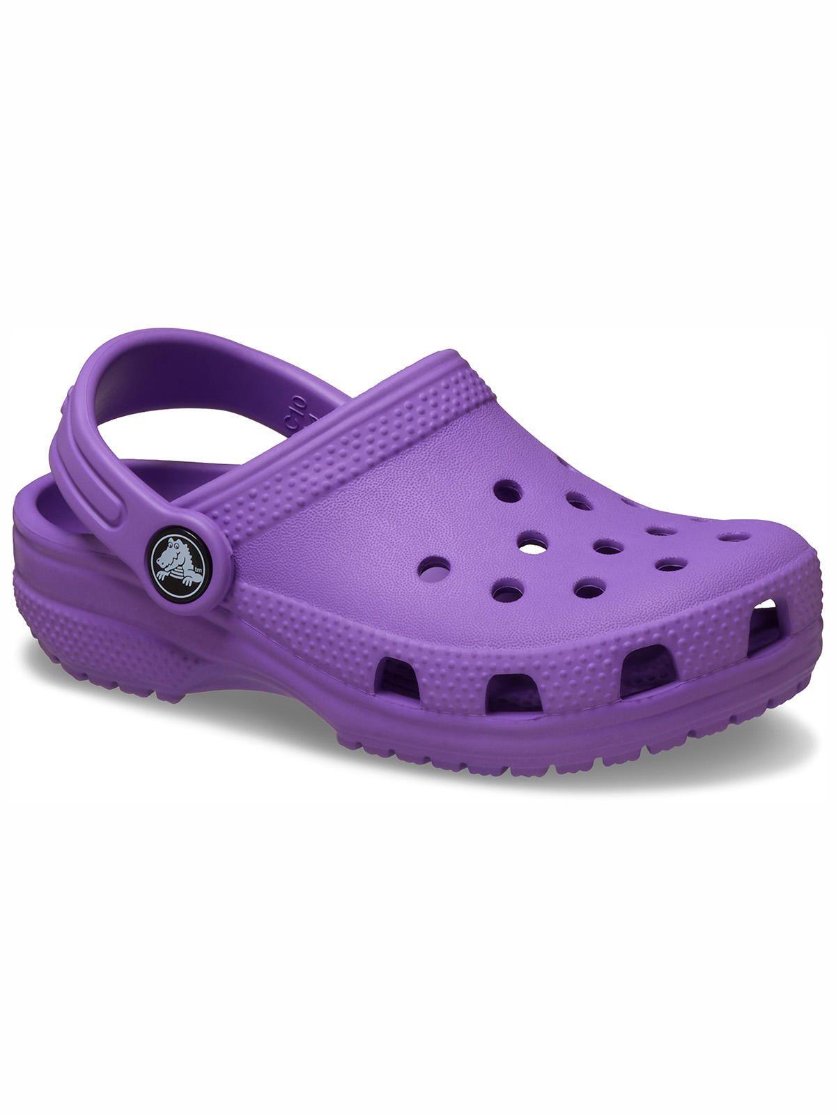 Zueco Niños Pequeños Classic Clog T Morado-5