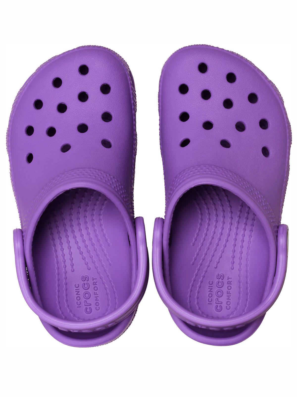 Zueco Niños Pequeños Classic Clog T Morado-3