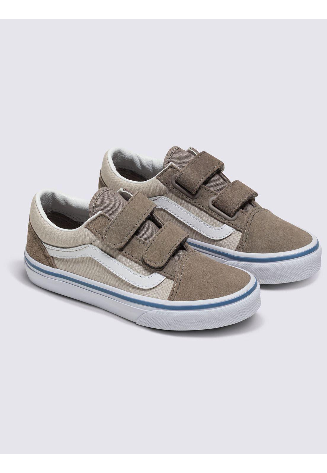Zapatilla Urbana Nino Old Skool V Gris-0
