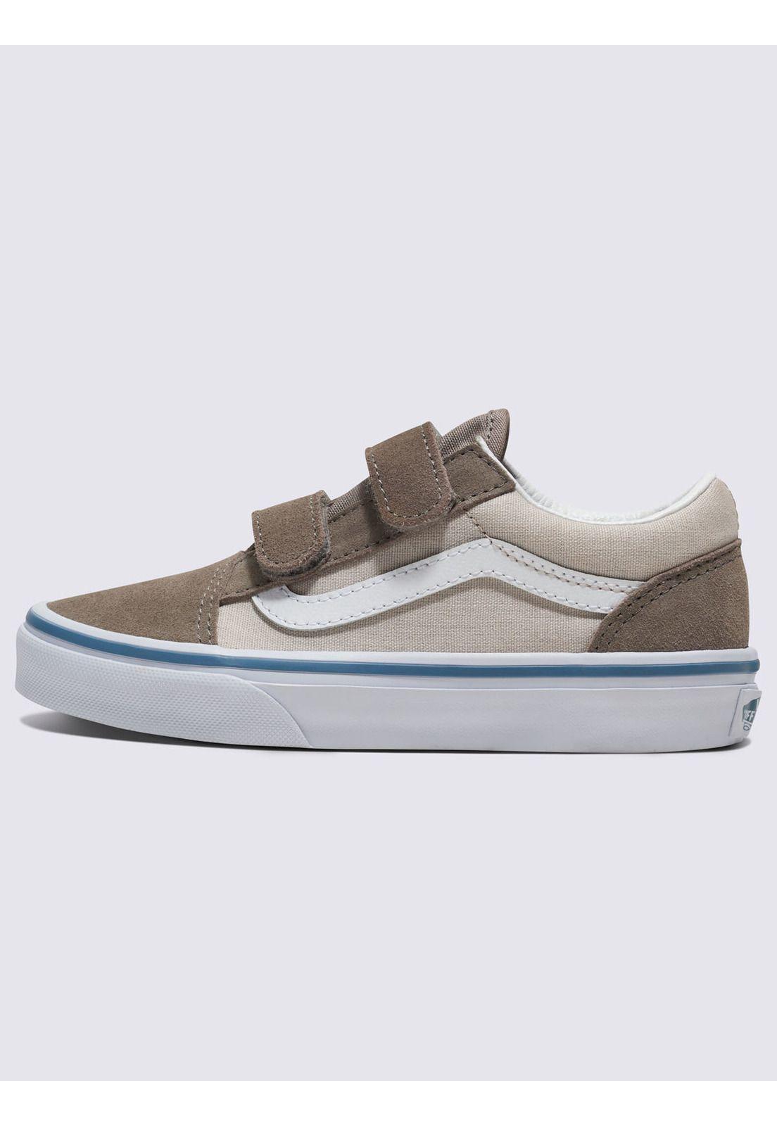 Zapatilla Urbana Nino Old Skool V Gris-1