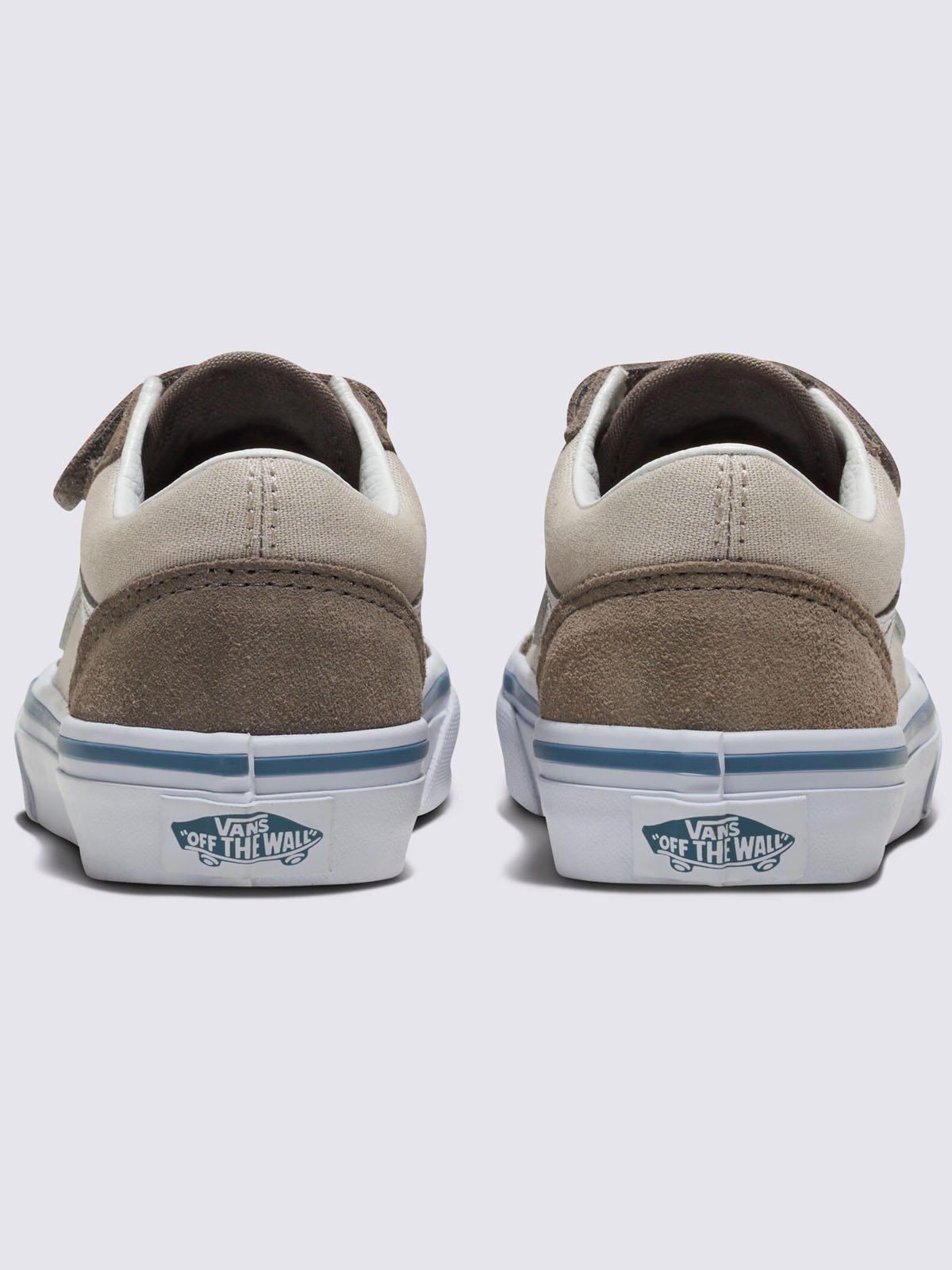 Zapatilla Urbana Nino Old Skool V Gris-4