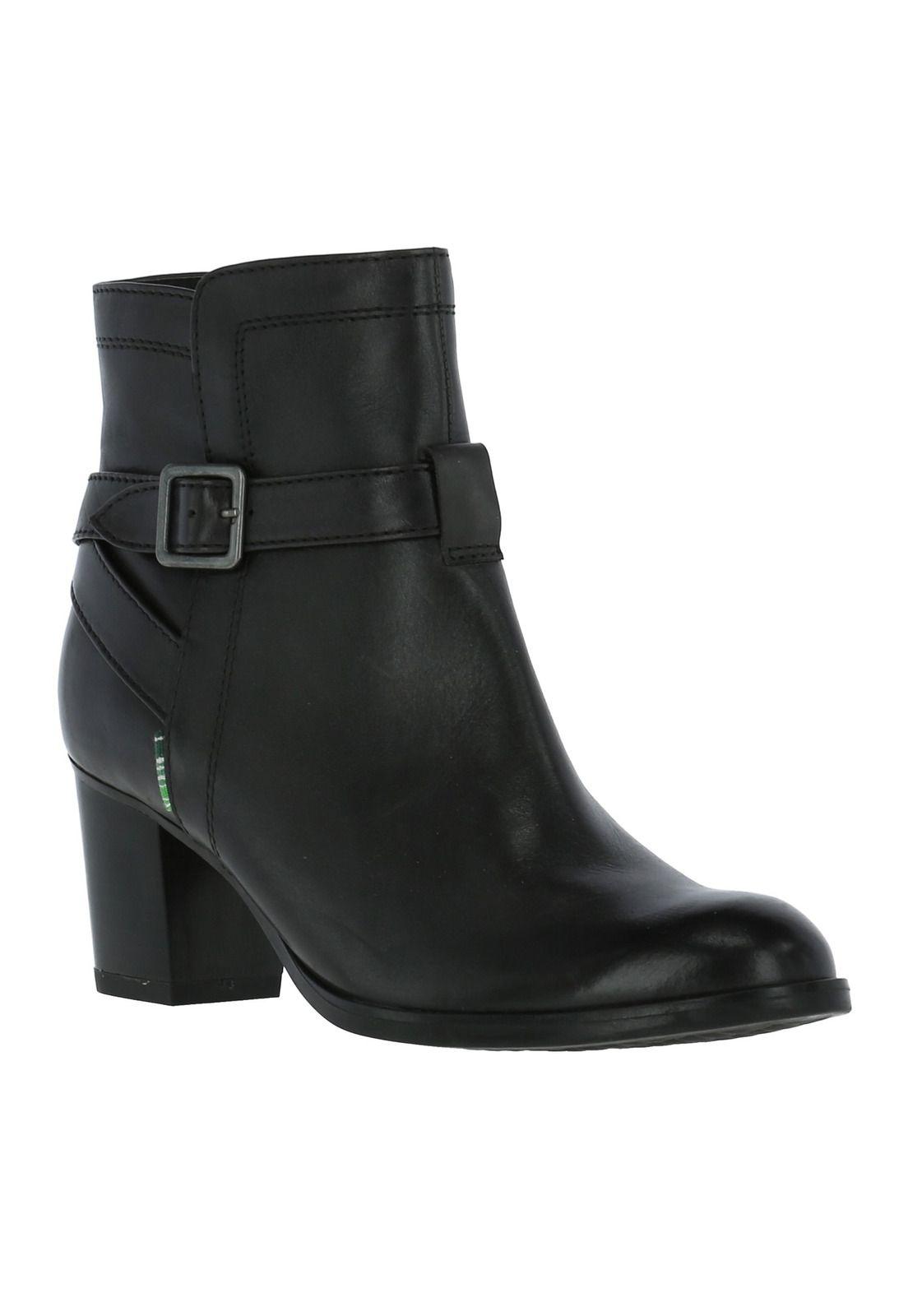 Botin Cuero Zinerva Grafito Mujer Rockford-0