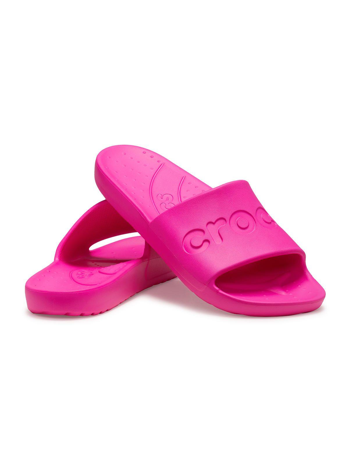 Sandalia Crocs Mujer Slide Rosado-3