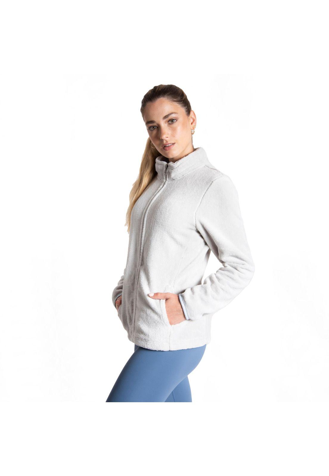 Polar Mujer Shaggy Prema Ii Gris Claro-0
