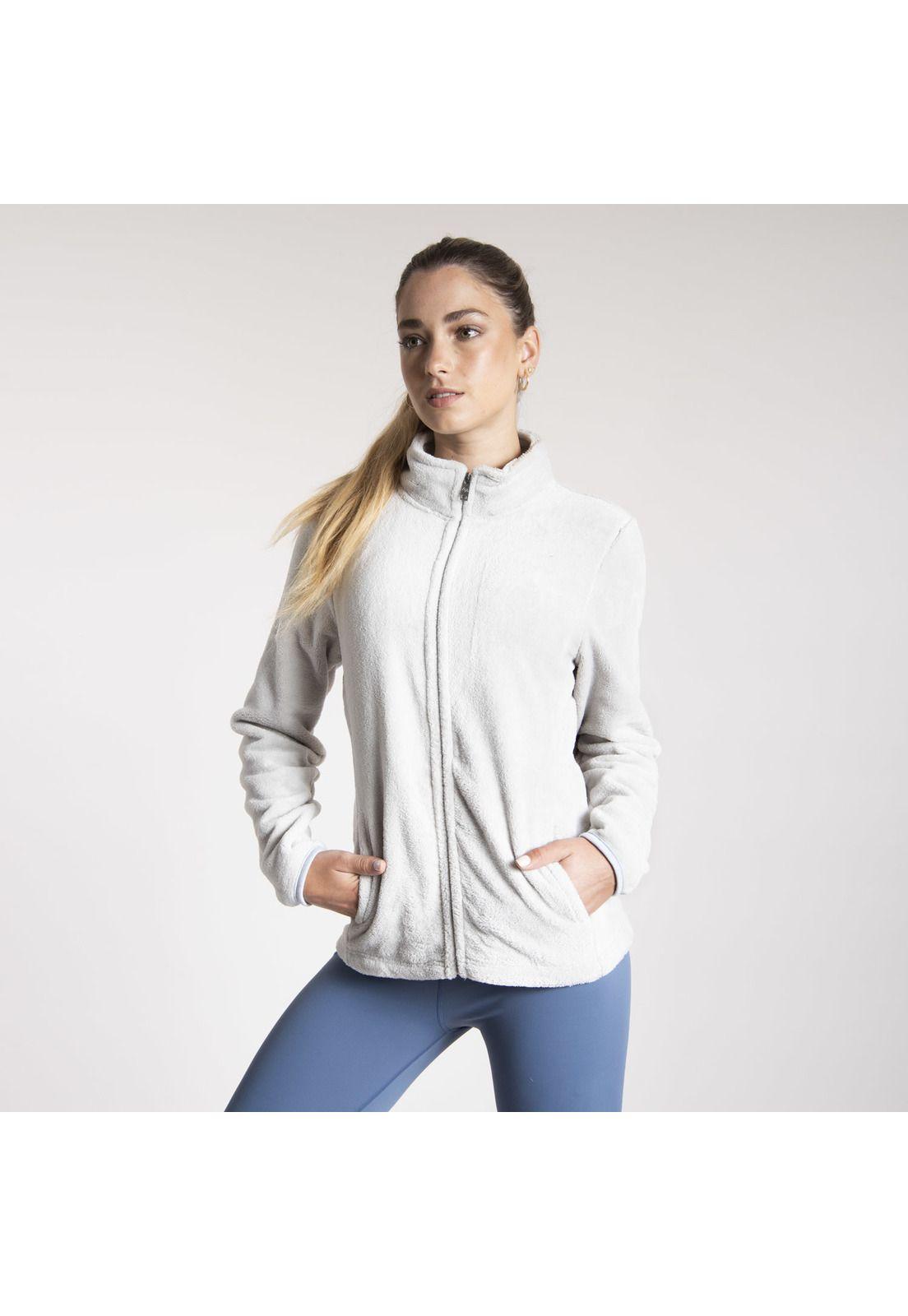 Polar Mujer Shaggy Prema Ii Gris Claro-1