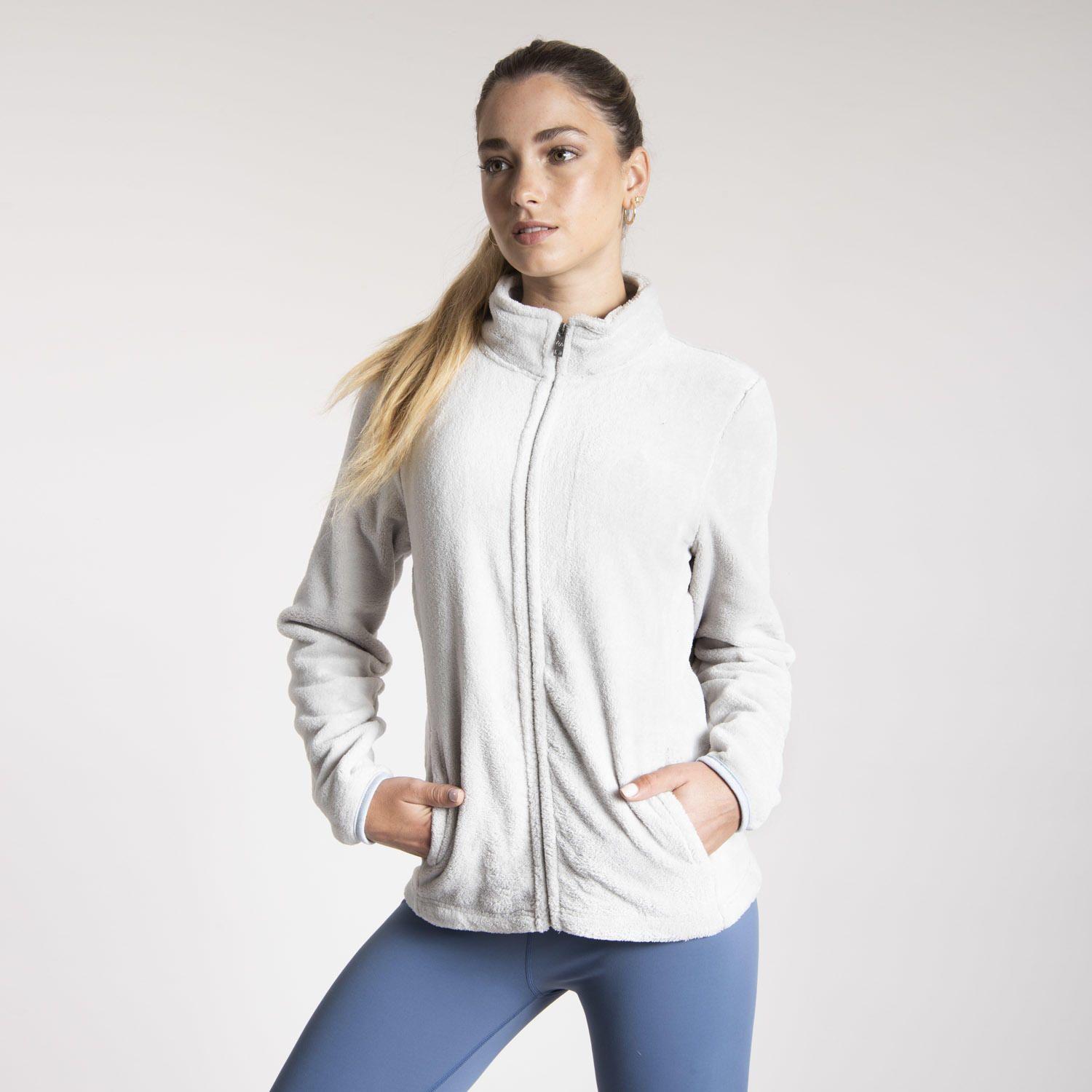 Polar Mujer Shaggy Prema Ii Gris Claro-1
