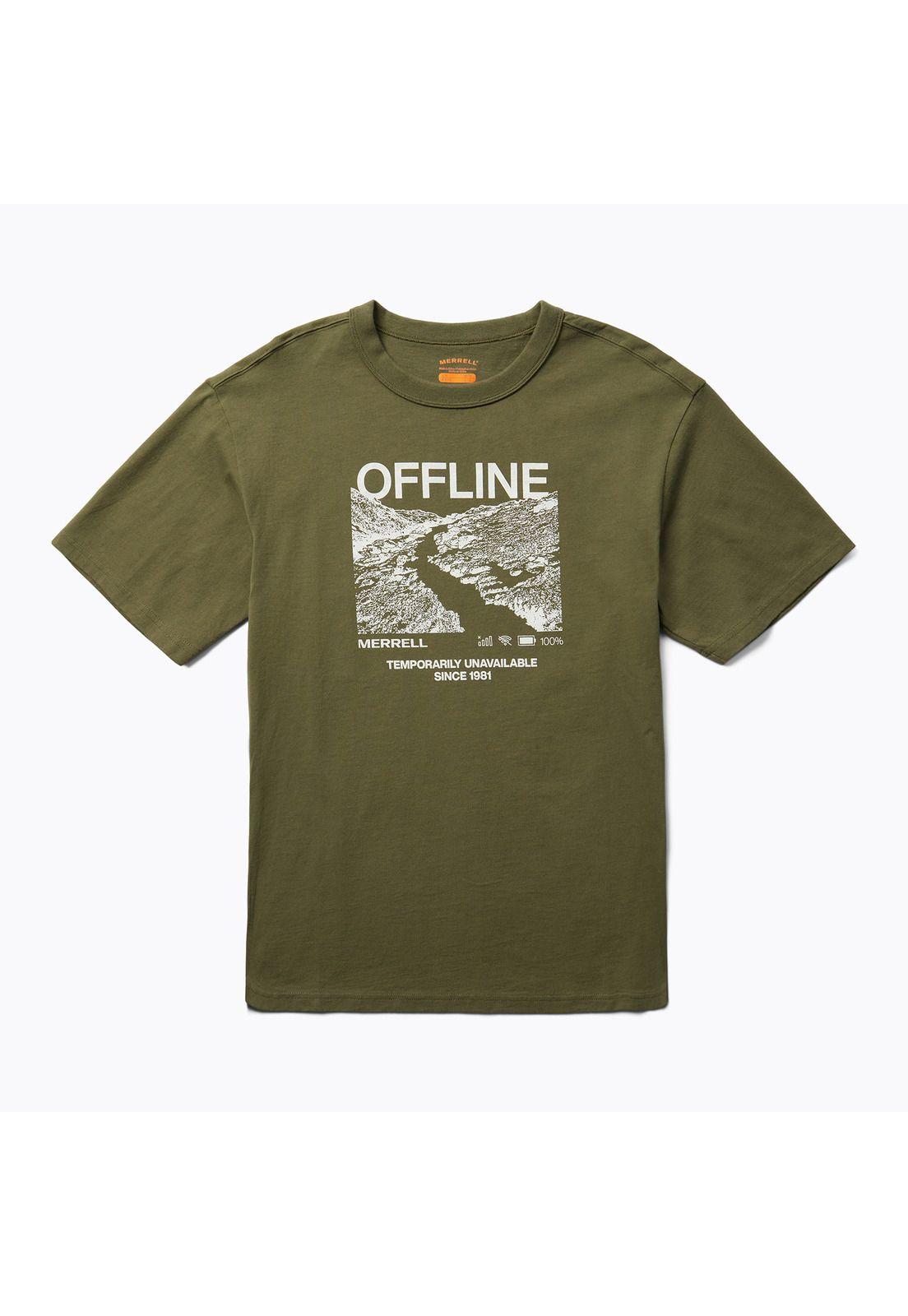 Polera Hombre Organic Cotton Offline Est Verde-0