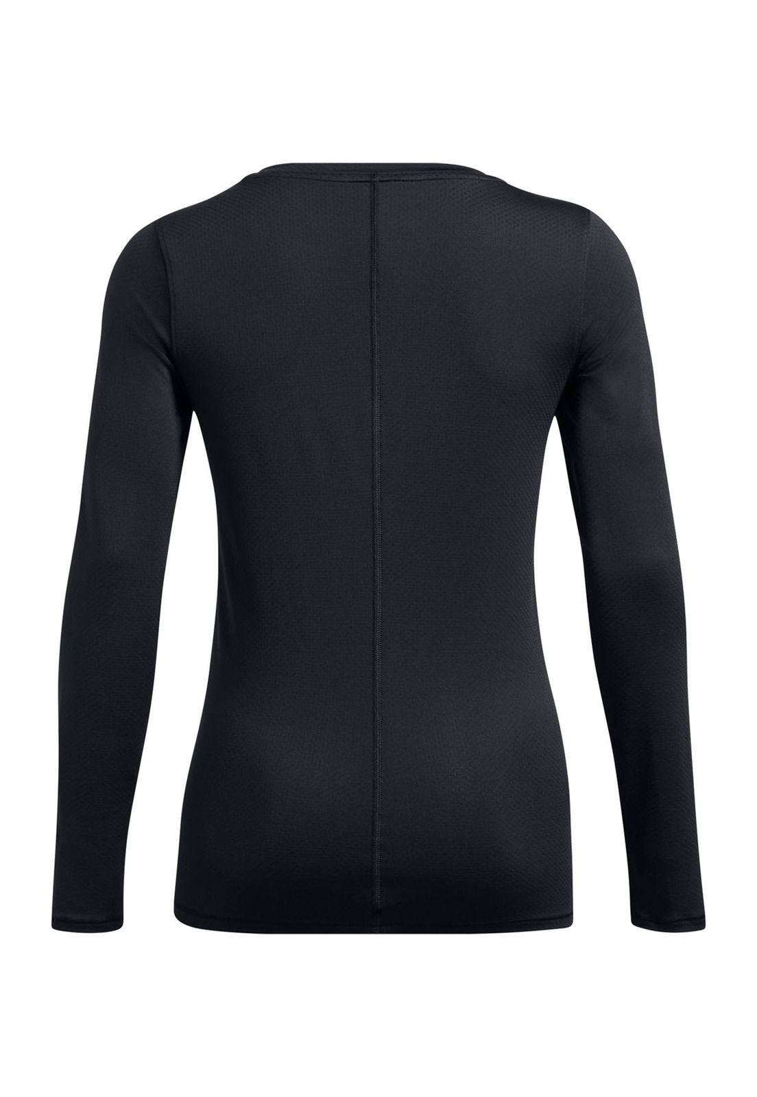 Primera capa HeatGear® Armor mujer Negro-1