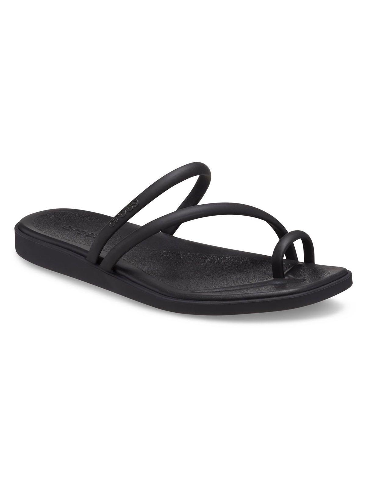 Sandalia Crocs Mujer Miami Toe Loop Sdl Negro-6
