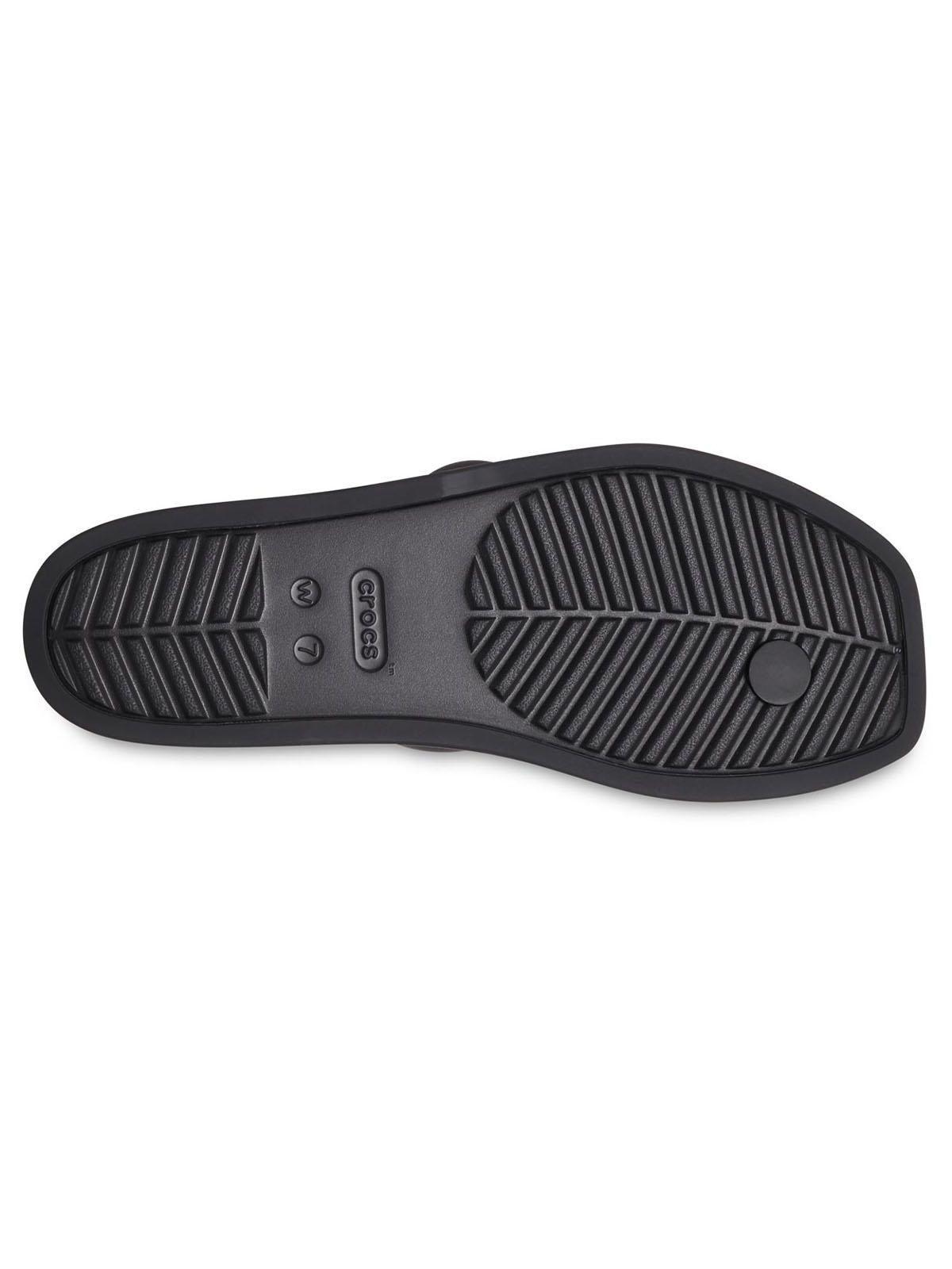 Sandalia Crocs Mujer Miami Toe Loop Sdl Negro-5