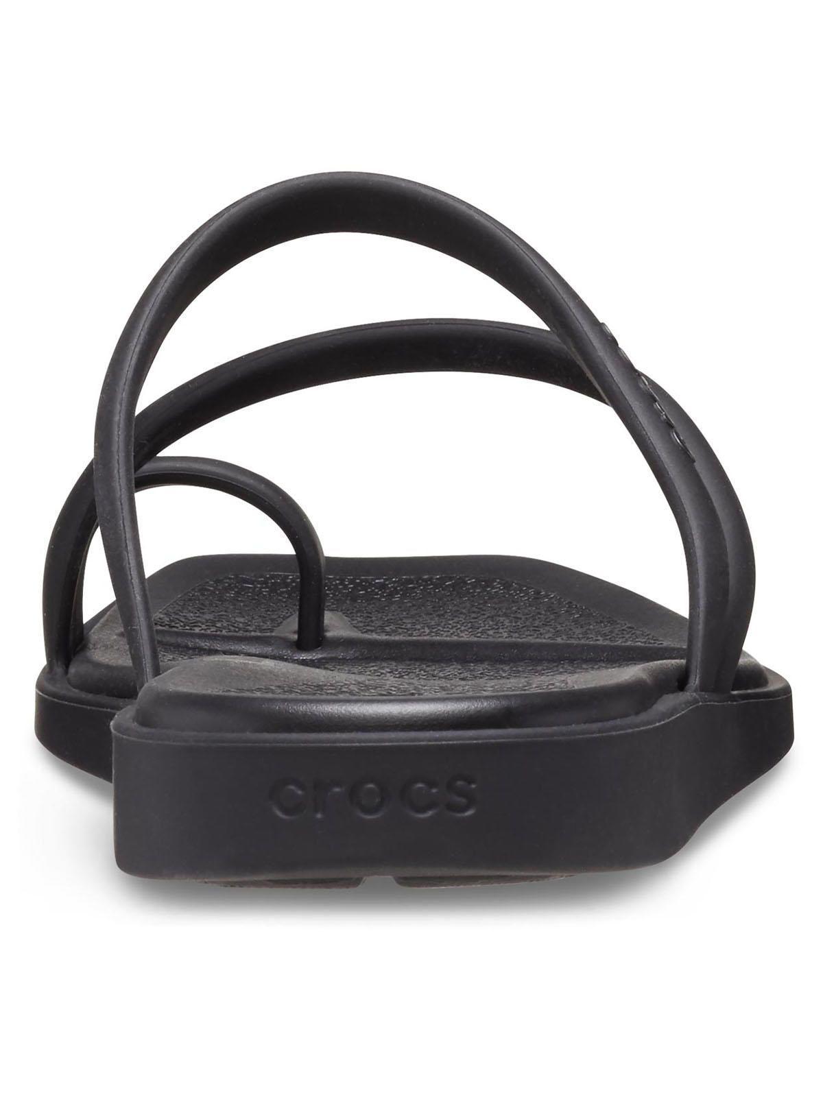 Sandalia Crocs Mujer Miami Toe Loop Sdl Negro-7