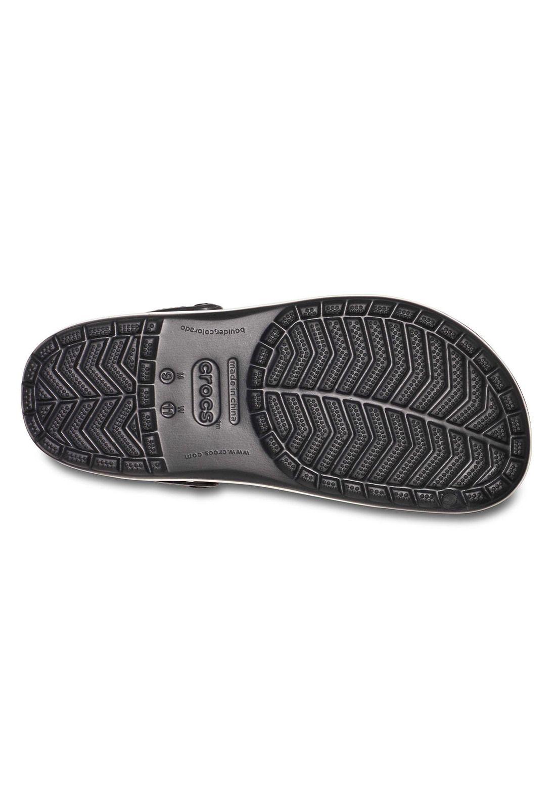 Zueco Crocs Hombre Crocband Negro-5