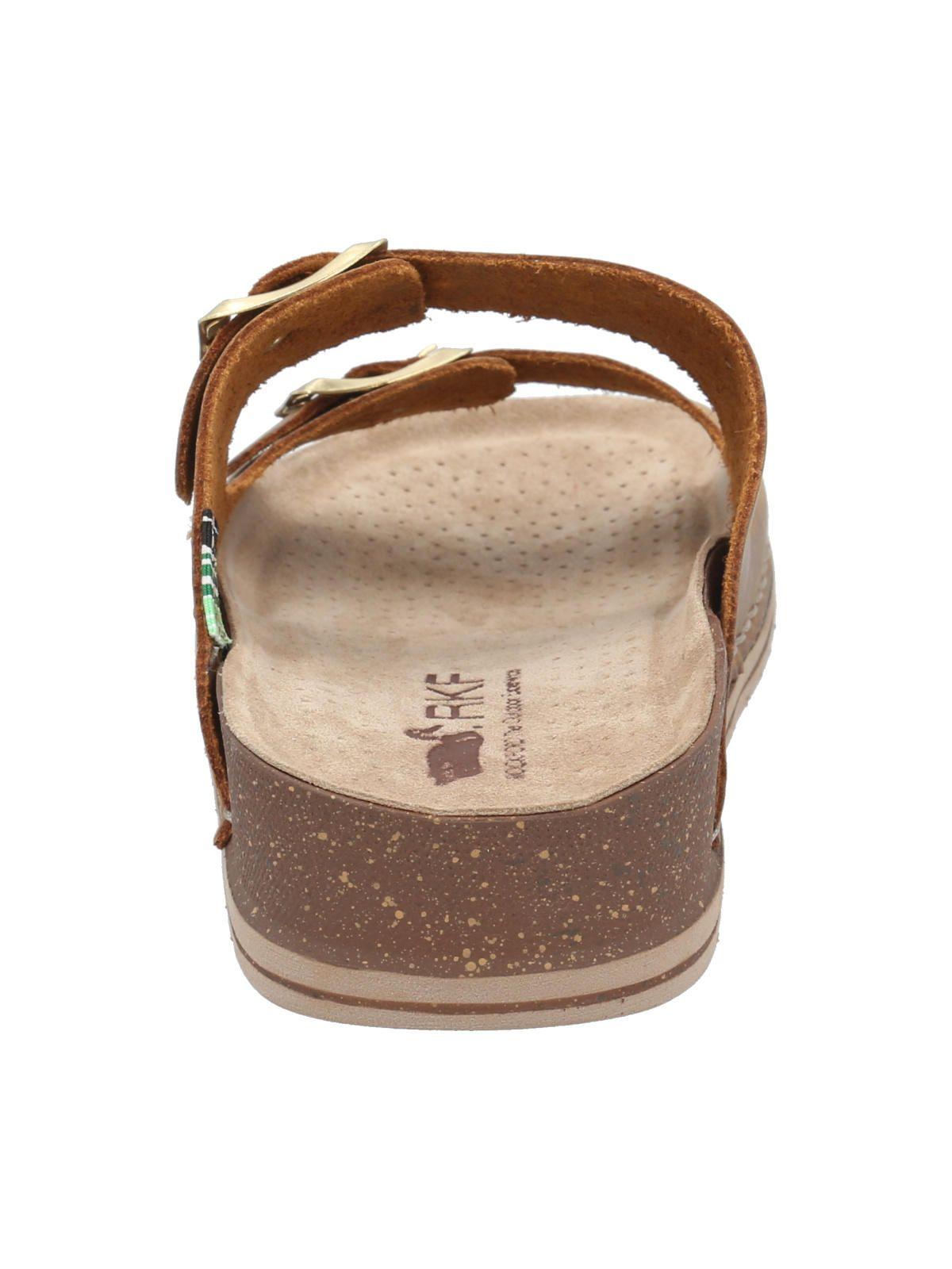 Sandalia Cuero Mujer Rosine Café-6