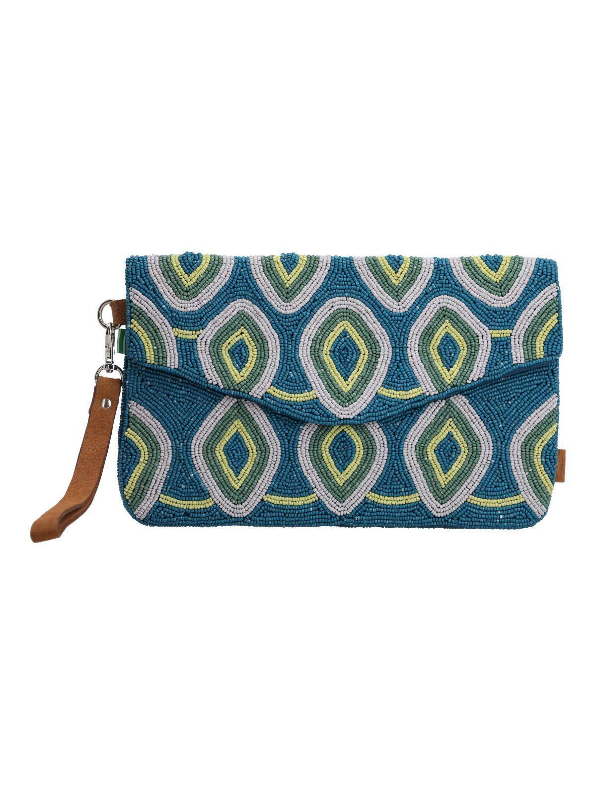 Cartera Mujer Beaded Flap Bag Multicolor-0