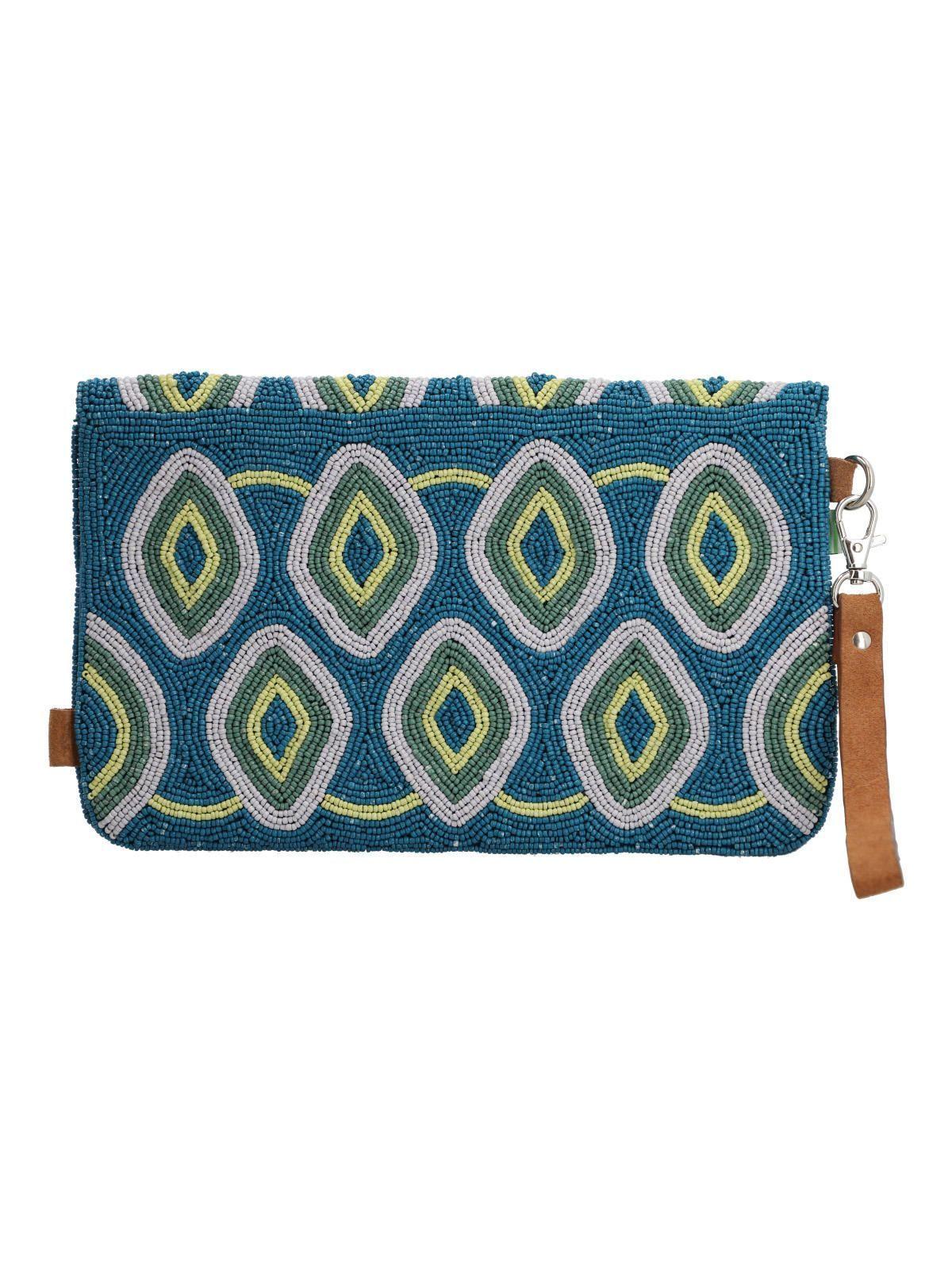 Cartera Mujer Beaded Flap Bag Multicolor-1
