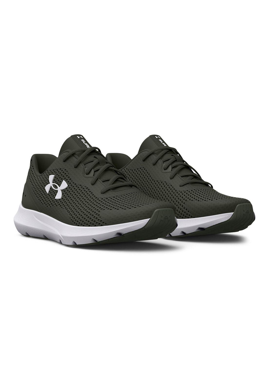 Zapatilla correr UA Surge 3 hombre Verde-5