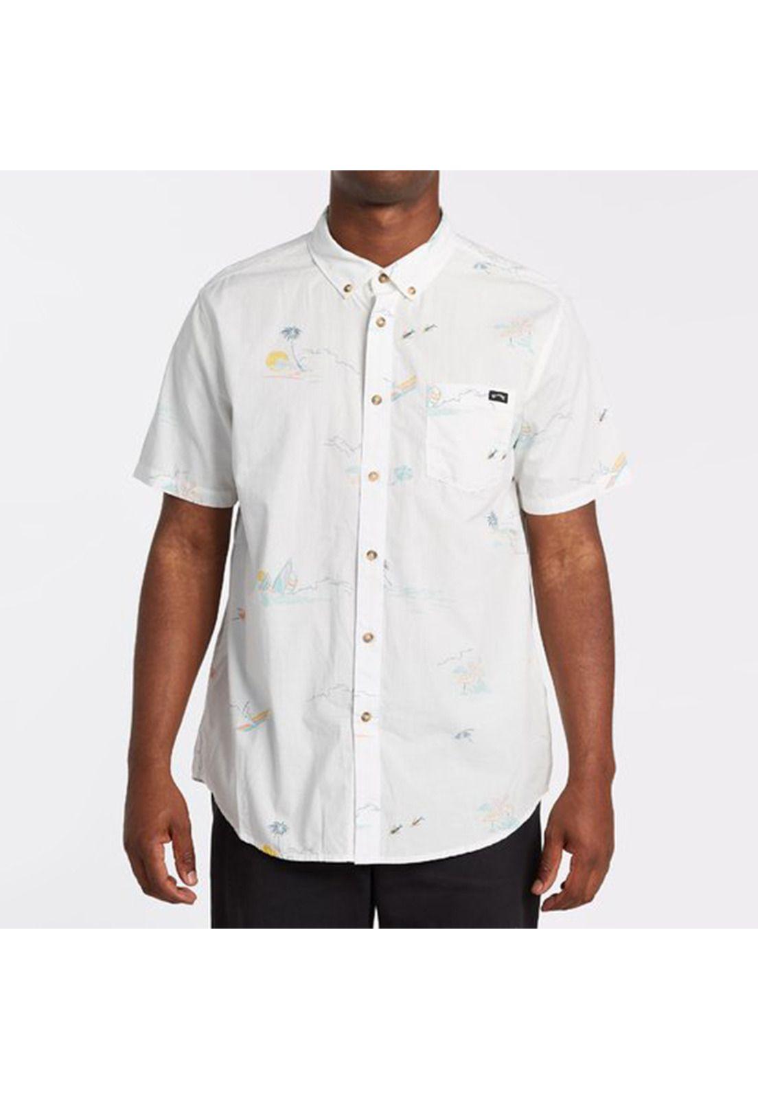 Camisa M/C  Sundays Mini Ss Blanco Hombre-0