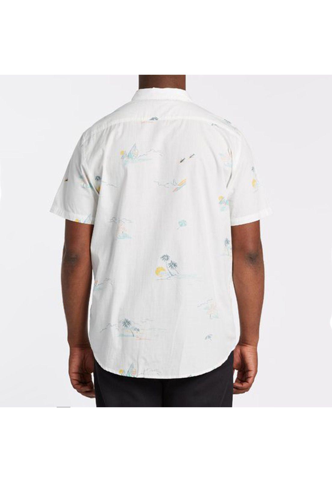 Camisa M/C  Sundays Mini Ss Blanco Hombre-2