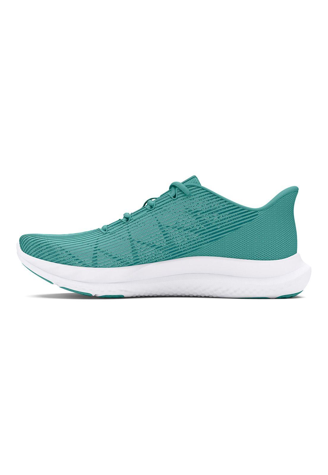 Zapatillas correr UA Sonic mujer Verde-1