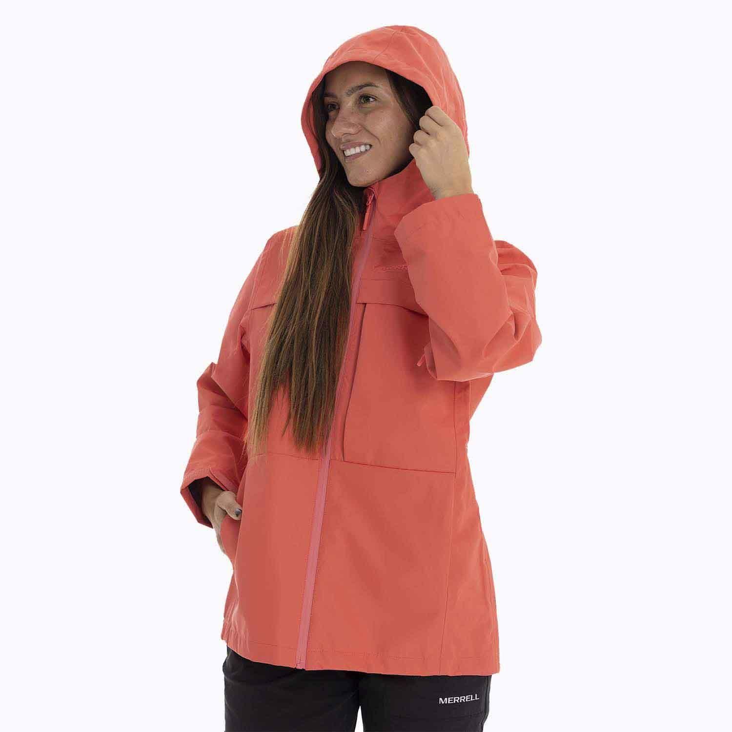 Impermeable Mujer Minnesota Coral Merrell-3