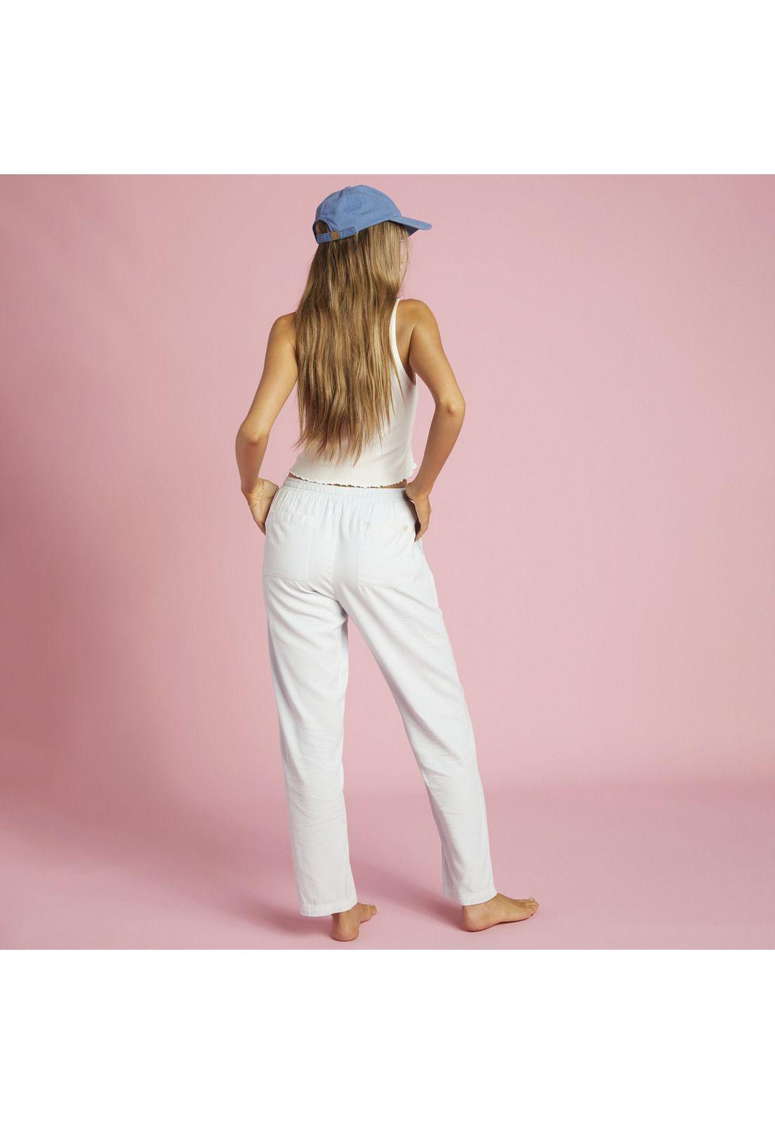 Pantalón Mujer Beachy Keen Celeste-3
