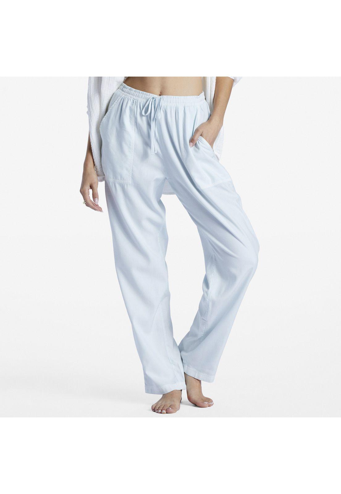 Pantalón Mujer Beachy Keen Celeste-4