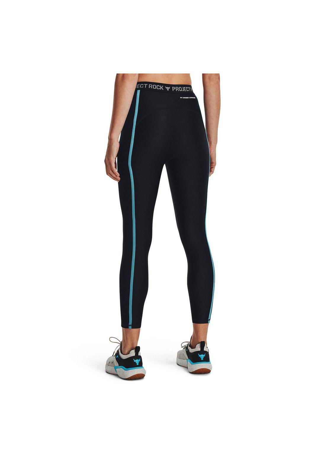 Calza Train Project Rock Heatgear® Negro Mujer-1
