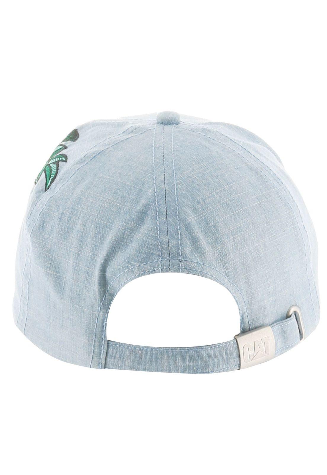 Jockey Mujer Rose Patch Hat Celeste-1