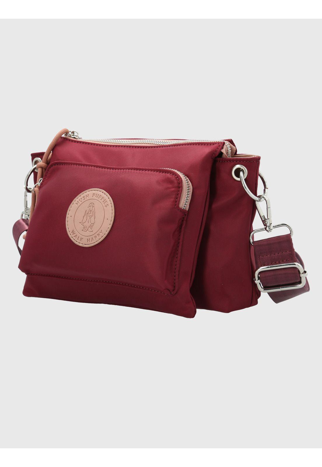 Cartera Ecocuero Burdeo Roger Cross Mujer-1
