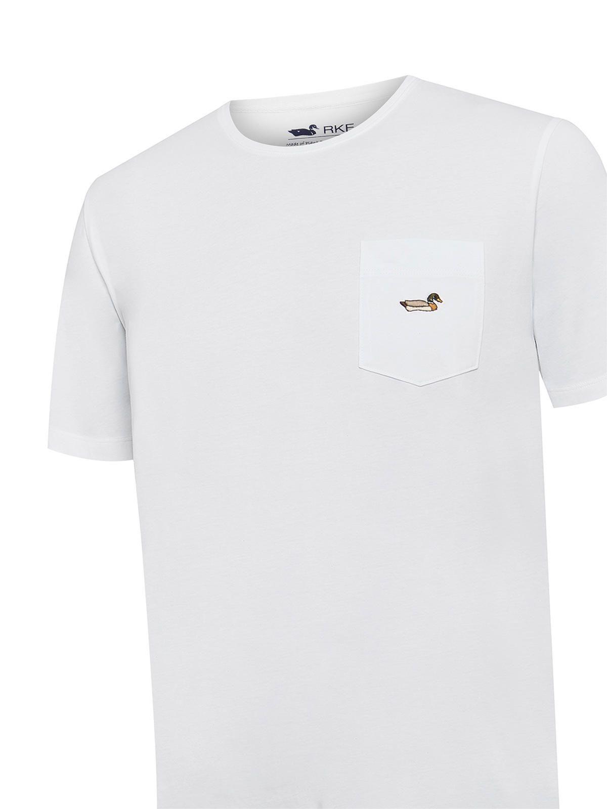 Polera Algodón Orgánico Hombre Drake Blanco-3