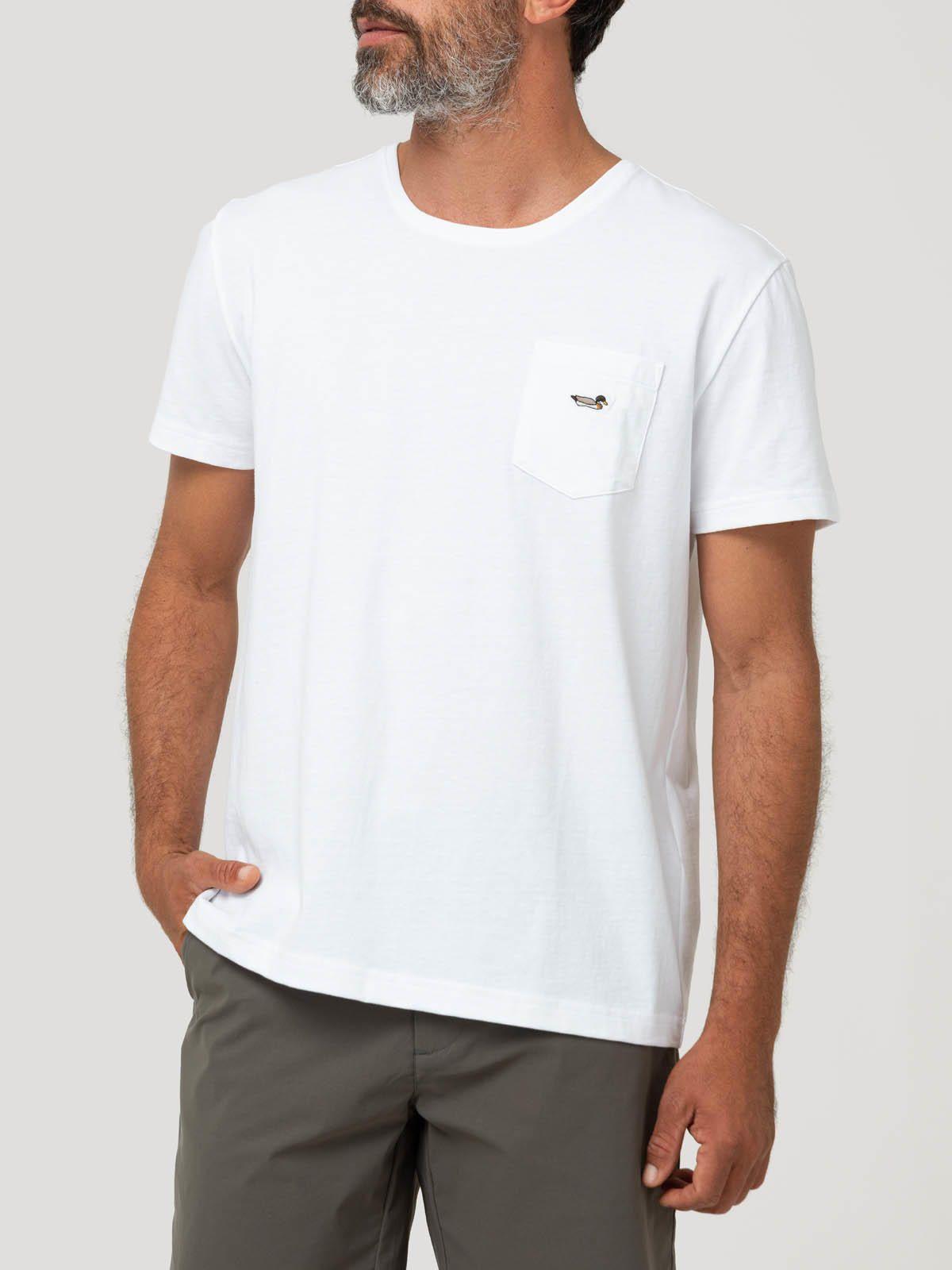Polera Algodón Orgánico Hombre Drake Blanco-4